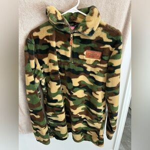 Boutique Camo Quarter Zip, Medium